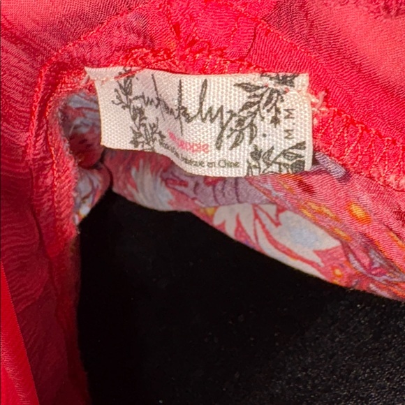 Like New- Free People Floral Sheer Mini Dress, size medium- final sale price - Picture 5 of 17